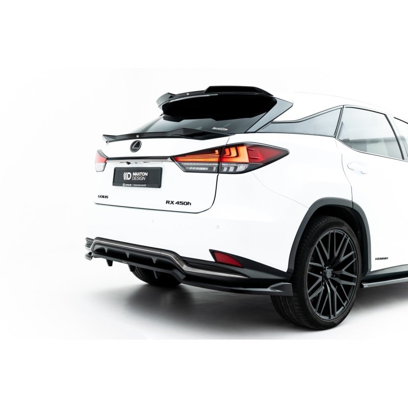 Maxton - Arriere Splitter (avec une barre verticale) Lexus RX F-Sport Mk4 Facelift