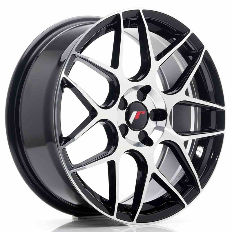 JR Wheels JR18 18x7,5 ET35-42 Blank 5H Black Machined JR Wheels JR18 18x7,5 ET35-42 Blank 5H Black Machined