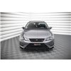 Maxton - Lame Du Pare-Chocs Avant V.2 Seat Leon FR / Cupra Mk3 Noir Brillant