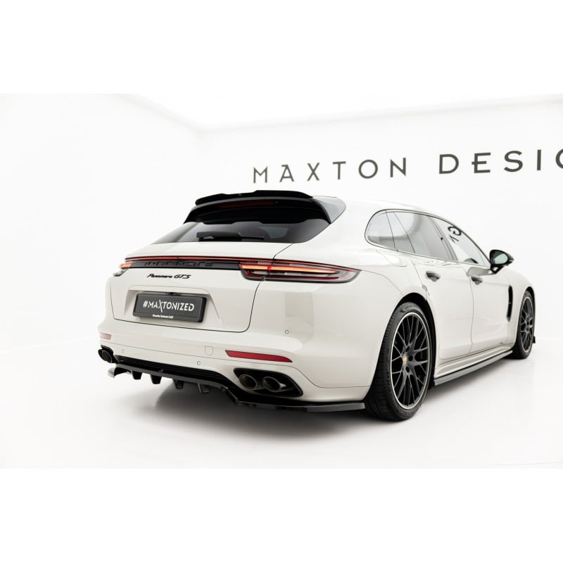Maxton - Arriere Splitter (avec une barre verticale) Porsche Panamera GTS Sport Turismo 971 Facelift