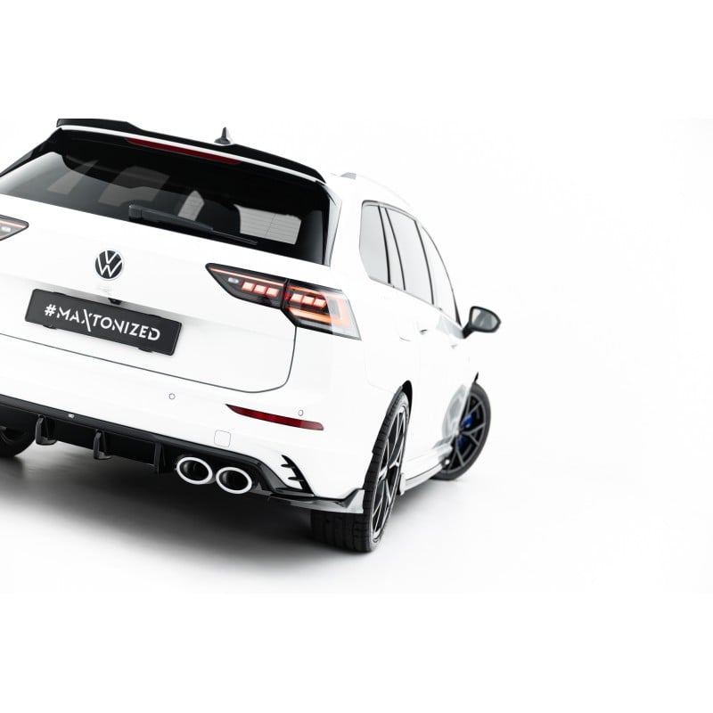 Maxton - Lames De Pare-Chocs Arrière Latérales V.2 Volkswagen Golf R Variant Mk8 / Mk8 Facelift