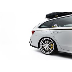 Maxton - Lames De Pare-Chocs Arrière Latérales V.7 Skoda Octavia RS Liftback / Combi Mk4