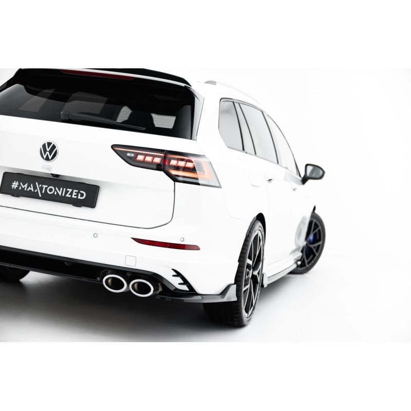 Maxton - Lames De Pare-Chocs Arrière Latérales V.1 Volkswagen Golf R Variant Mk8 / Mk8 Facelift