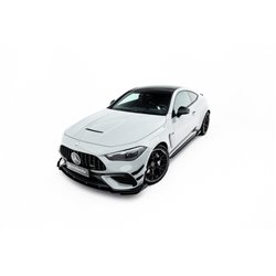Maxton - Street Pro Lame Du Pare-Chocs Avant Mercedes-AMG CLE 53 Aero C236 Noir + Rabats Brillant