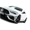 Maxton - Street Pro Lame Du Pare-Chocs Avant Mercedes-AMG CLE 53 Aero C236 Noir + Rabats Brillant