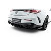 Maxton - Street Pro Central Diffuseur Arriere Mercedes-AMG CLE 53 Aero C236 Noir-Rouge + Rabats Brillant