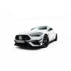 Maxton - Street Pro Lame Du Pare-Chocs Avant Mercedes-AMG CLE 53 Aero C236 Noir-Rouge