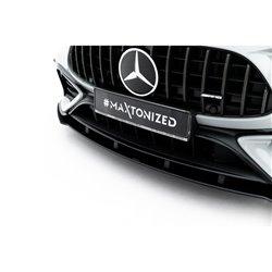 Maxton - Street Pro Lame Du Pare-Chocs Avant Mercedes-AMG CLE 53 Aero C236 Noir