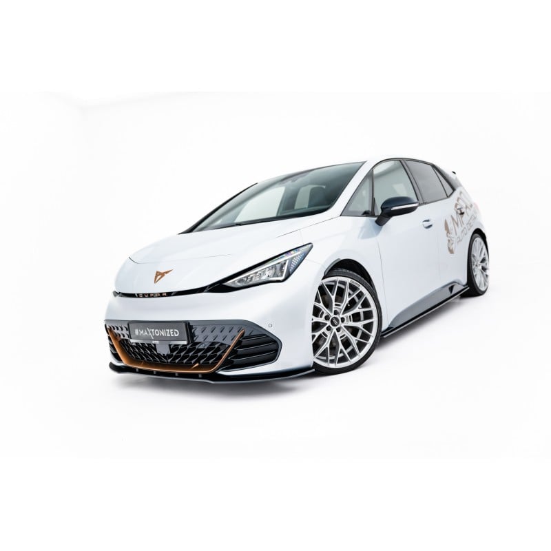 Maxton - Street Pro Lame Du Pare-Chocs Avant Cupra Born Mk1 Noir-Rouge