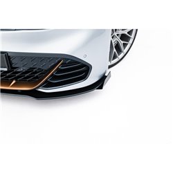 Maxton - Street Pro Lame Du Pare-Chocs Avant Cupra Born Mk1 Noir-Rouge + Rabats Brillant