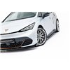 Maxton - Street Pro Lame Du Pare-Chocs Avant Cupra Born Mk1 Noir-Rouge + Rabats Brillant
