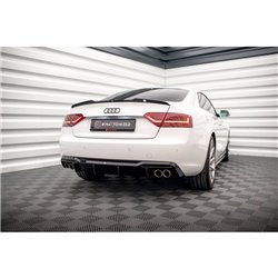 Maxton - Diffuseur Arrière Complet Audi A5 Sportback 8T Facelift (Version avec double échappement des deux côtés)