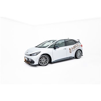 Maxton - Street Pro Rajouts Des Bas De Caisse Cupra Born Mk1 Noir + Rabats Brillant