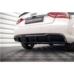 Maxton - Diffuseur Arrière Complet Audi A5 Sportback 8T Facelift (Version avec double échappement d'un côté)