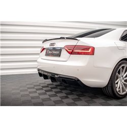 Maxton - Diffuseur Arrière Complet Audi A5 Sportback 8T Facelift (Version avec double échappement d'un côté)