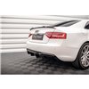 Maxton - Diffuseur Arrière Complet Audi A5 Sportback 8T Facelift (Version avec double échappement d'un côté)
