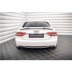 Maxton - Diffuseur Arrière Complet Audi A5 Sportback 8T Facelift (Version avec échappements simples des deux côtés)