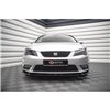 Maxton - Lame Du Pare-Chocs Avant V.1 Seat Leon Mk3 Noir Brillant