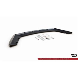 Maxton - Lame Du Pare-Chocs Avant V.1 Seat Leon Mk3 Noir Brillant