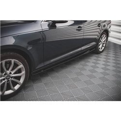 Maxton - Rajouts Des Bas De Caisse Audi A4 B9 Noir Brillant
