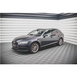 Maxton - Rajouts Des Bas De Caisse Audi A4 B9 Noir Brillant
