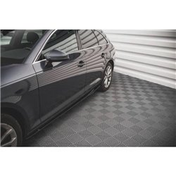 Maxton - Rajouts Des Bas De Caisse Audi A4 B9 Noir Brillant