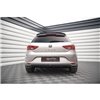 Maxton - Arriere Lame (avec une barre verticale) Seat Leon Hatchback Mk3 Noir Brillant