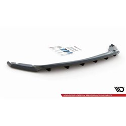 Maxton - Arriere Lame (avec une barre verticale) Seat Leon Hatchback Mk3 Noir Brillant