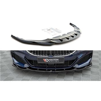 Maxton - Lame Du Pare-Chocs Avant V.4 BMW 8 Coupe M-Pack G15 / 8 Gran Coupe M-Pack G16 Noir Brillant