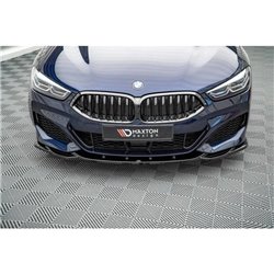 Maxton - Lame Du Pare-Chocs Avant V.4 BMW 8 Coupe M-Pack G15 / 8 Gran Coupe M-Pack G16 Noir Brillant