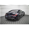 Maxton - Street Pro Central Diffuseur Arriere BMW 8 Gran Coupe M-Pack G16 Noir-Rouge