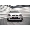 Maxton - Lame Du Pare-Chocs Avant V.2 Seat Leon Mk3 Noir Brillant