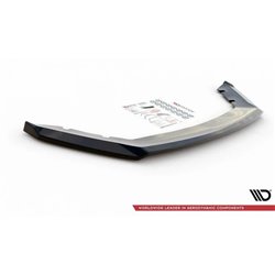Maxton - Lame Du Pare-Chocs Avant V.2 Seat Leon Mk3 Noir Brillant