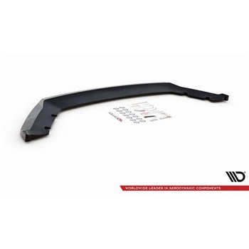 Maxton - Lame Du Pare-Chocs Avant V.2 Seat Leon Mk3 Noir Brillant