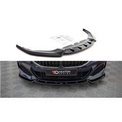 Maxton - Lame Du Pare-Chocs Avant V.3 BMW 8 Coupe G15 / 8 Gran Coupe M-pack G16 Noir Brillant