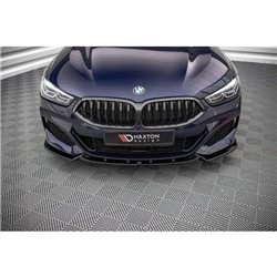 Maxton - Lame Du Pare-Chocs Avant V.3 BMW 8 Coupe G15 / 8 Gran Coupe M-pack G16 Noir Brillant