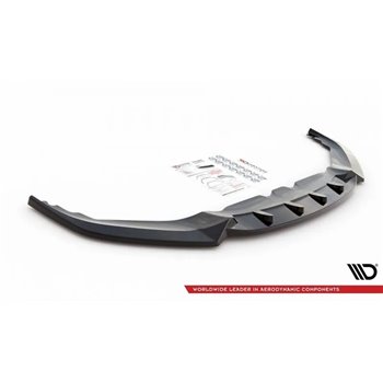 Maxton - Lame Du Pare-Chocs Avant V.3 BMW 8 Coupe G15 / 8 Gran Coupe M-pack G16 Noir Brillant