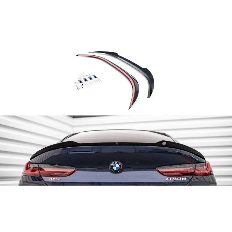 Maxton - Spoiler Cap BMW 8 Gran Coupe M-Pack G16 Noir Brillant