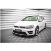 Maxton - Lame Du Pare-Chocs Avant V.4 Volkswagen Golf R / R-Line Mk7 Noir Brillant