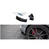 Maxton - Lames De Pare-Chocs Arrière Latérales V.1 Ford Fiesta ST Mk8 Noir Brillant