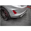 Maxton - Lames De Pare-Chocs Arrière Latérales V.1 Ford Fiesta ST Mk8 Noir Brillant