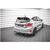 Maxton - Lames De Pare-Chocs Arrière Latérales V.1 Ford Fiesta ST Mk8 Noir Brillant