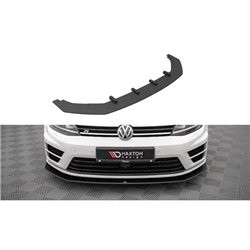 Maxton - Street Pro Lame Du Pare-Chocs Avant V.2 Volkswagen Golf R Mk7 Noir-Rouge