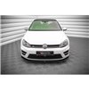 Maxton - Street Pro Lame Du Pare-Chocs Avant V.2 Volkswagen Golf R Mk7 Noir-Rouge
