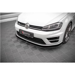 Maxton - Street Pro Lame Du Pare-Chocs Avant V.2 Volkswagen Golf R Mk7 Noir-Rouge