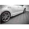 Maxton - Rajouts Des Bas De Caisse V.2 Volkswagen Golf R / R-Line Mk7 Noir Brillant