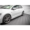 Maxton - Rajouts Des Bas De Caisse V.2 Volkswagen Golf R / R-Line Mk7 Noir Brillant