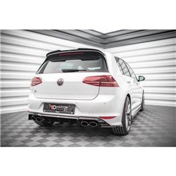 Maxton - Diffuseur Arrière Complet Volkswagen Golf R Mk7 Noir Brillant