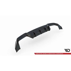 Maxton - Diffuseur Arrière Complet Volkswagen Golf R Mk7 Noir Brillant