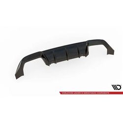 Maxton - Diffuseur Arrière Complet Volkswagen Golf R Mk7 Noir Brillant